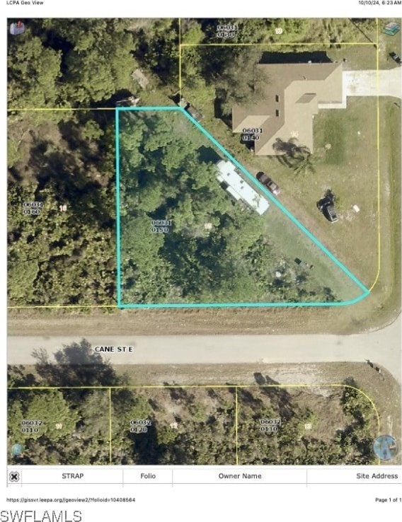 761 Cane St E, Lehigh Acres FL, 33974 land for sale