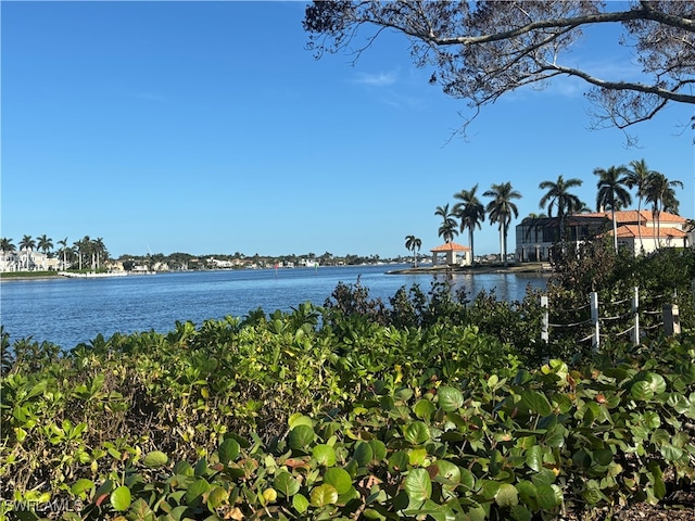 view of water feature