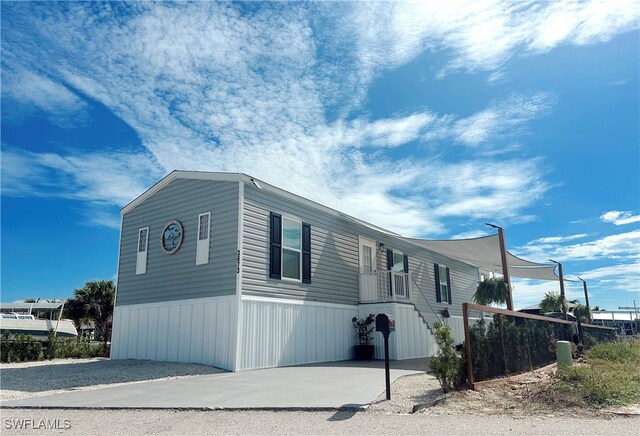 view of property exterior