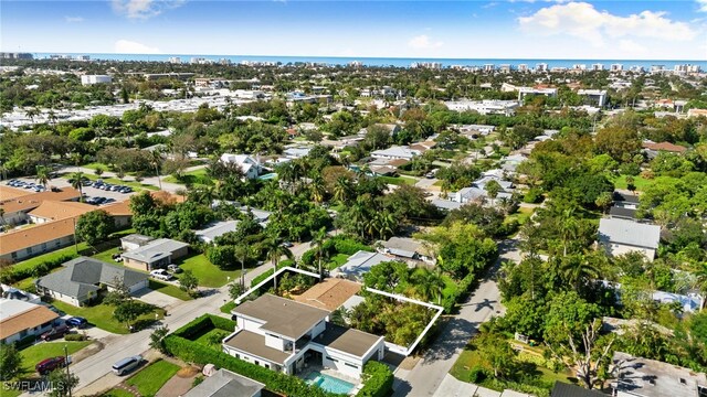 1235 Rordon Ave, Naples, FL 34103 - aerial overview of property's location featuring nearby suburban area