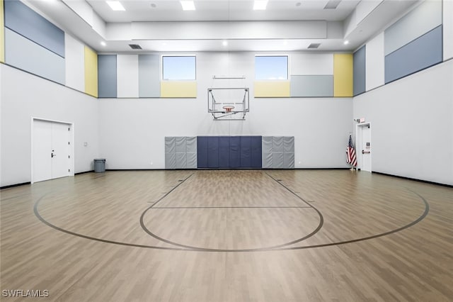 view of sport court with community basketball court