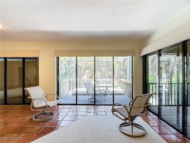 sunroom featuring a wealth of natural light