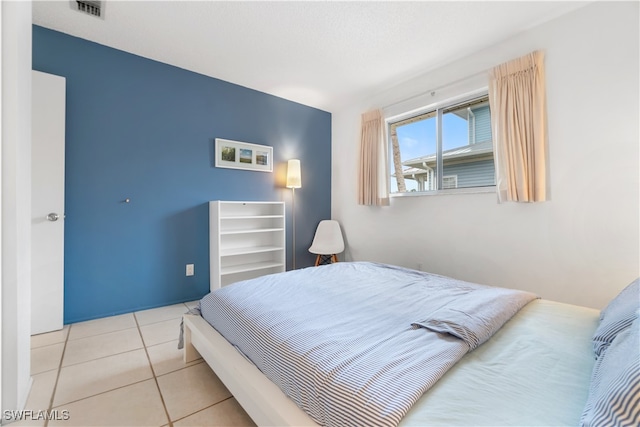 view of tiled bedroom