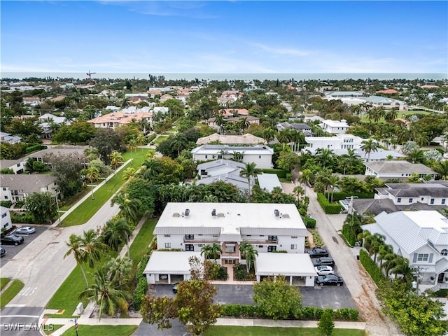 990 8th St S Unit 1B, Naples, FL 34102 - birds eye view of property with a residential view and a water view