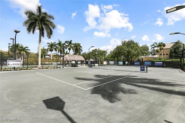 view of sport court