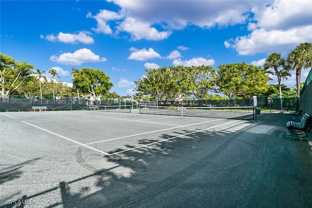 view of sport court