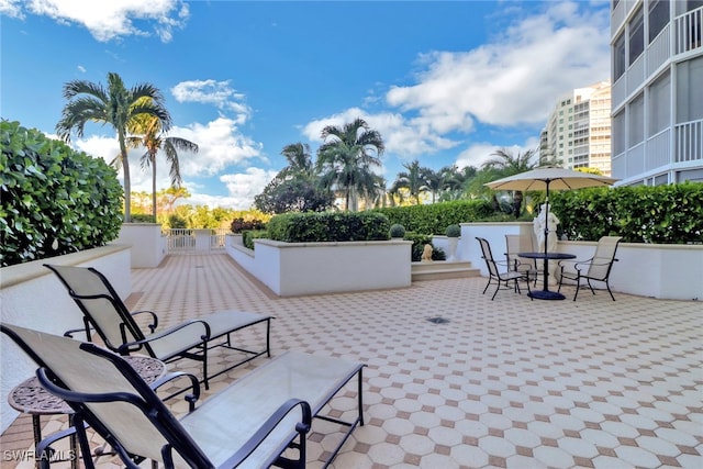 view of patio