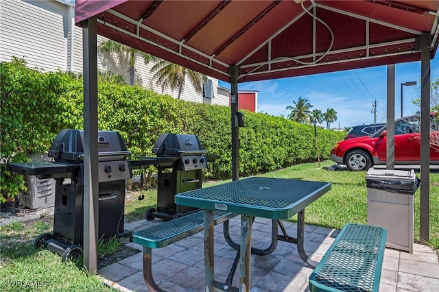 803 River Point Dr Unit 306B, Naples, FL 34102 - view of patio featuring area for grilling