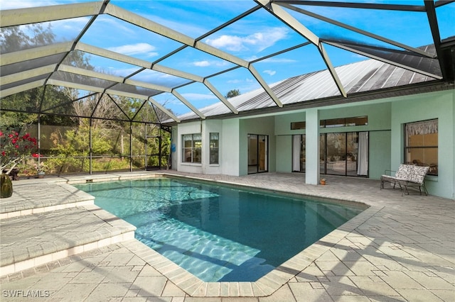 18351 Leetana Rd, North Fort Myers, FL 33917 - pool featuring a lanai and a patio