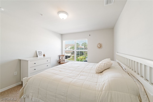 bedroom with carpet flooring