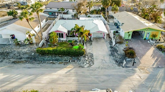 drone / aerial view featuring a residential view