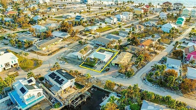 bird's eye view featuring a residential view