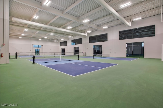 view of sport court