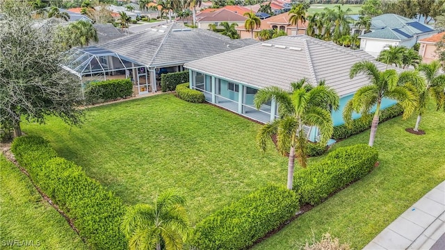 3452 Via Montana Way N, Fort Myers, FL 33917 - bird's eye view with a residential view