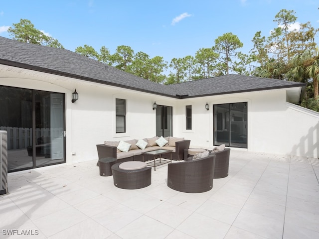 view of patio with outdoor lounge area