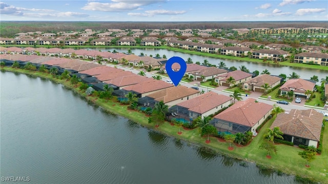 28076 Foxrock Ct, Bonita Springs, FL 34135 - aerial view with a water view