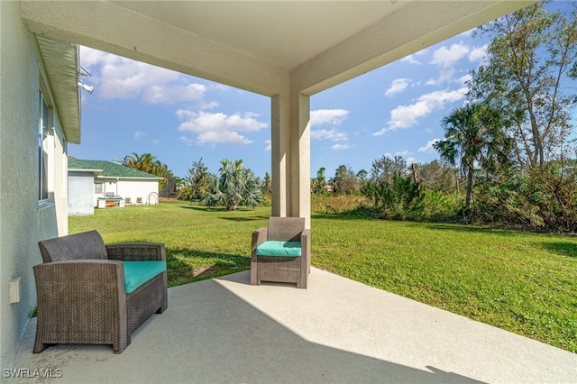 view of patio