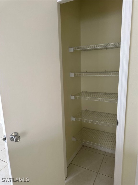 view of closet