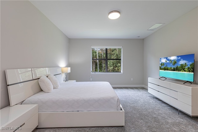 bedroom with carpet flooring