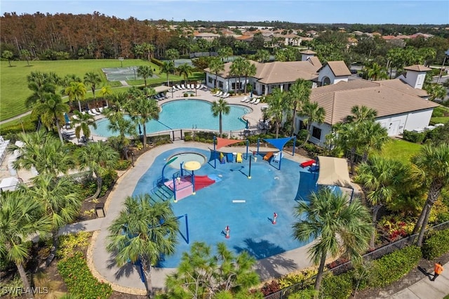11309 Pond Cypress St, Fort Myers, FL 33913 - drone / aerial view of a pool