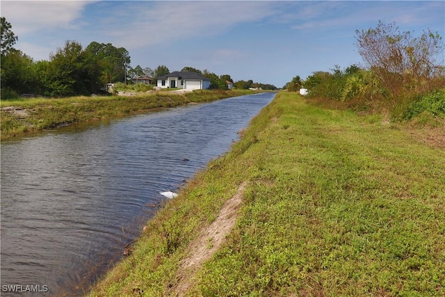 property view of water