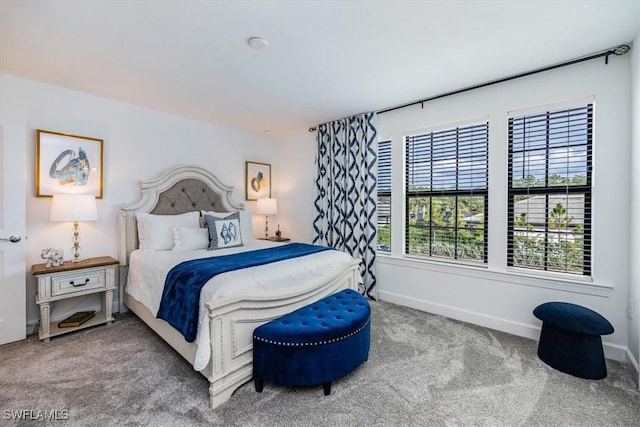 bedroom featuring carpet floors