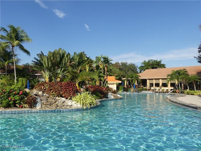 view of swimming pool