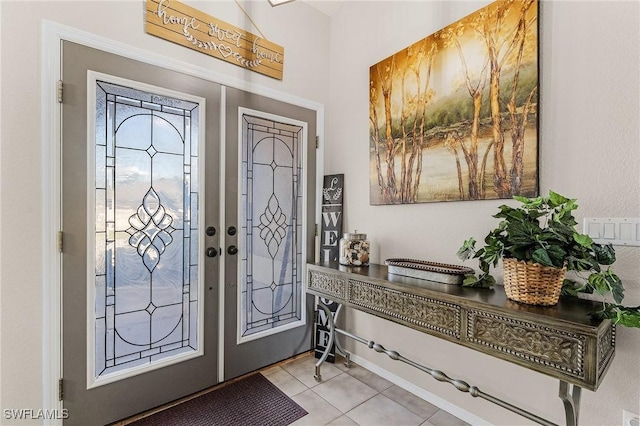 7417 S Blue Sage, Punta Gorda, FL 33955 - foyer with light tile patterned floors