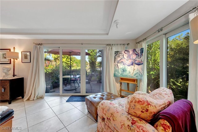 sunroom featuring plenty of natural light