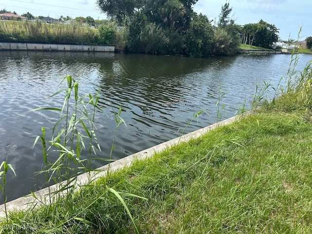 view of water feature