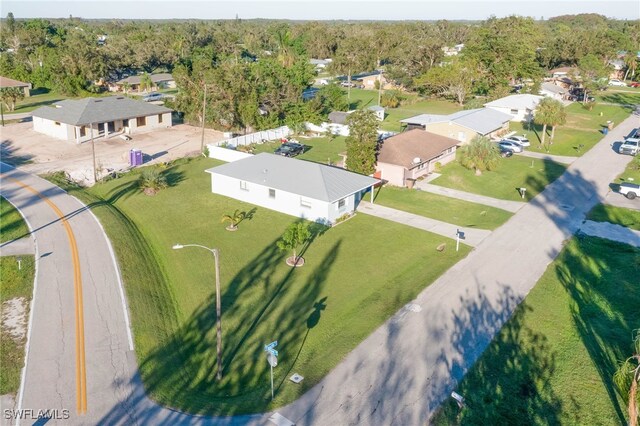12602 Fourth St, Fort Myers, FL 33905 - aerial overview of property's location with nearby suburban area