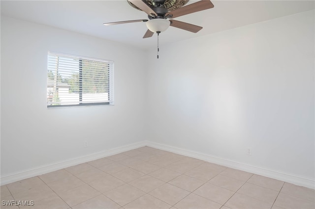 12602 Fourth St, Fort Myers, FL 33905 - spare room featuring baseboards and a ceiling fan