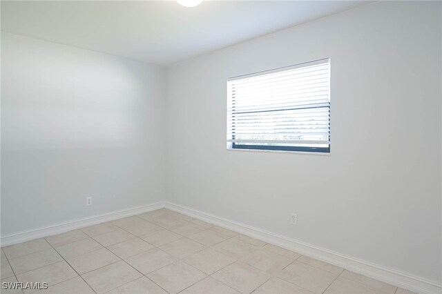 view of tiled empty room