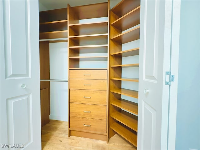 view of closet