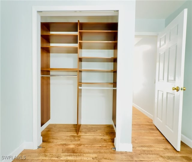 view of closet