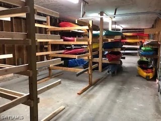 view of storage room