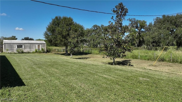 view of yard