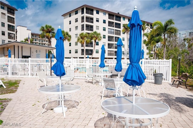 6893 Estero Blvd Unit 456, Fort Myers Beach, FL 33931 - view of patio with fence