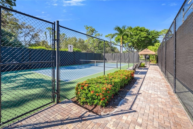 view of sport court