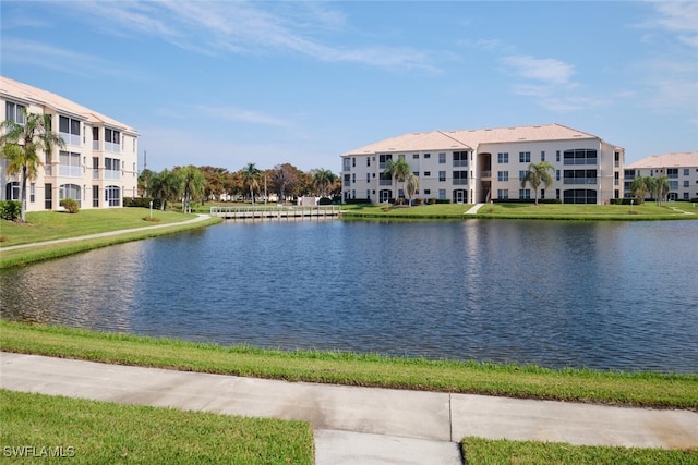 property view of water