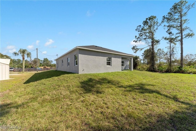 164 Thornton Ave S, Lehigh Acres, FL 33974 - exterior space with a lawn