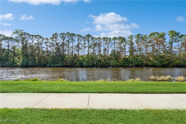 property view of water