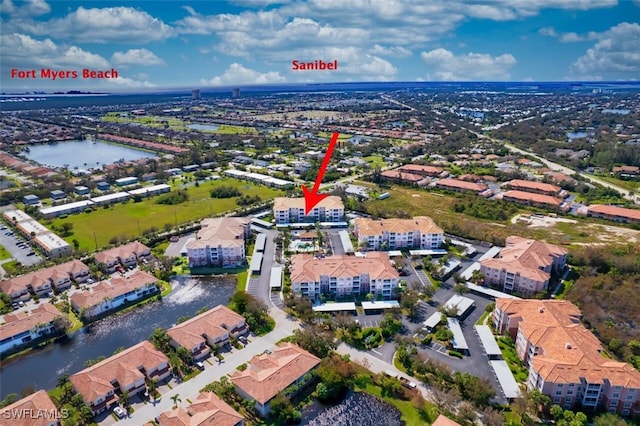 11701 Olivetti Ln Unit 307, Fort Myers, FL 33908 - aerial view with a water view