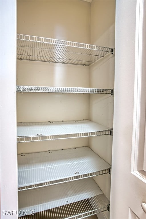 view of pantry