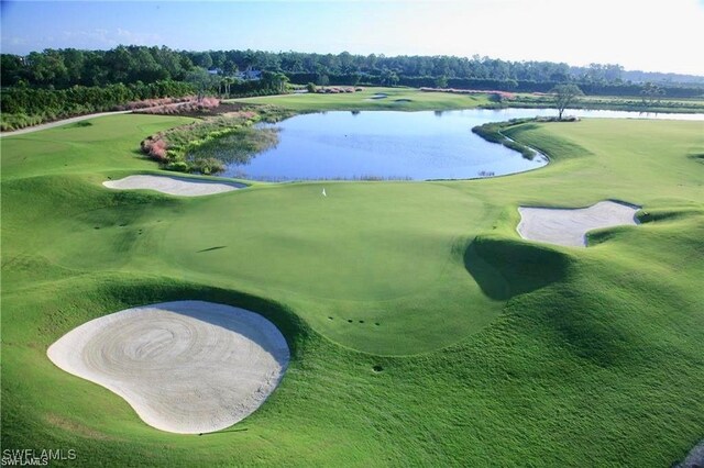9834 Giaveno Cir Unit 1723, Naples, FL 34113 - surrounding community with view of golf course and a water view