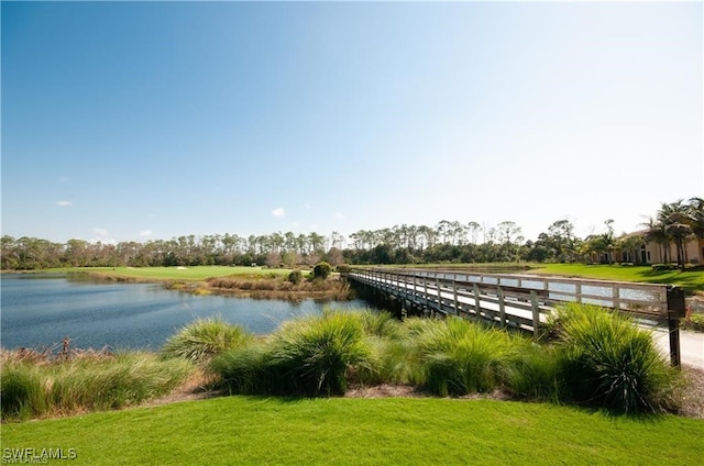 property view of water