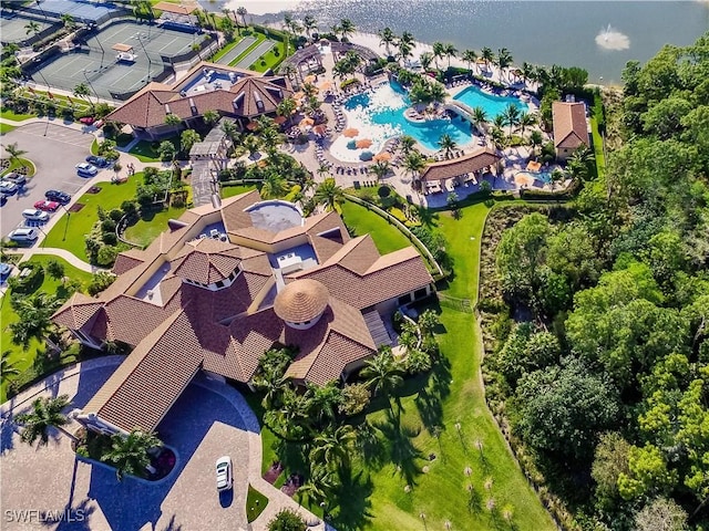 9834 Giaveno Cir Unit 1723, Naples, FL 34113 - bird's eye view featuring a water view