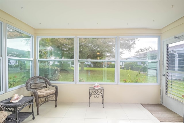 sunroom / solarium featuring plenty of natural light