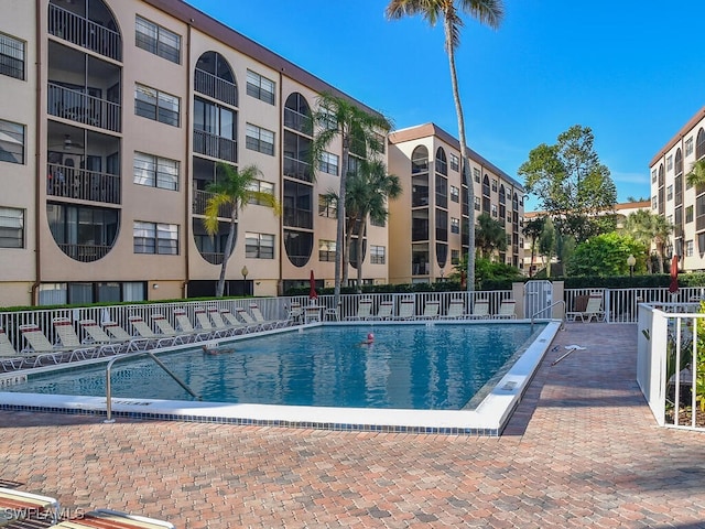 view of pool