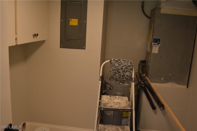 utility room featuring electric panel